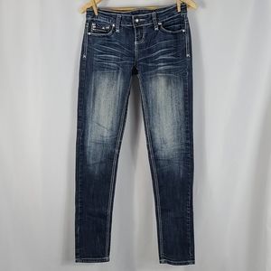 NEEDS PATCHED Distressed Skinny Jeans